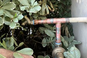 Tools needed to fix a leaking outdoor faucet